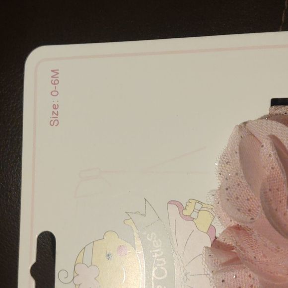 LITTLE CUTIES 3 piece set. Size 0-6mos. Tutu, headwrap, footwrap. NWT - Picture 8 of 16